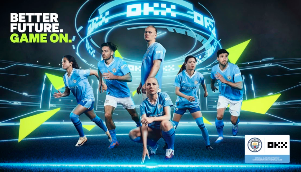 OKX renueva su patrocinio con el Manchester City