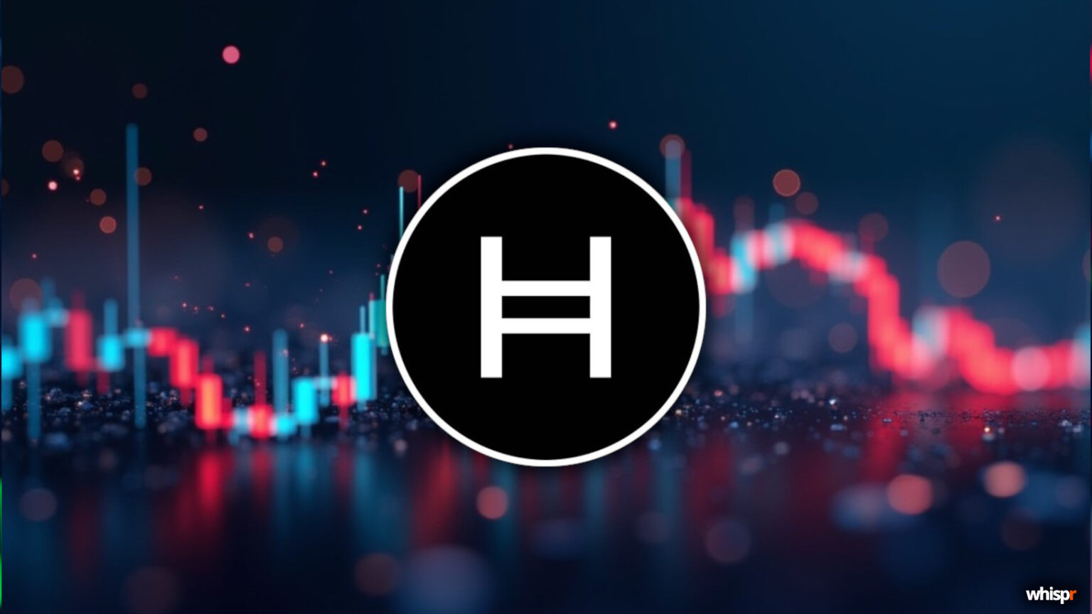 El token de Hedera, HBAR, sube más del 13% en 24h · WHISPR