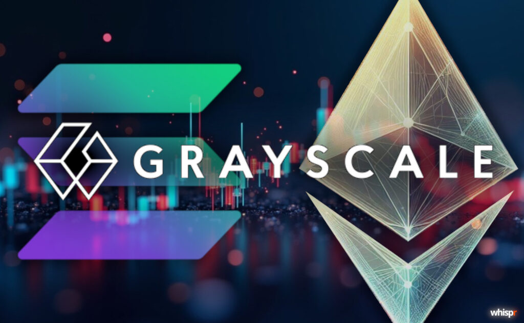 Grayscale lanza los primeros ETPs cripto con staking · WHISPR