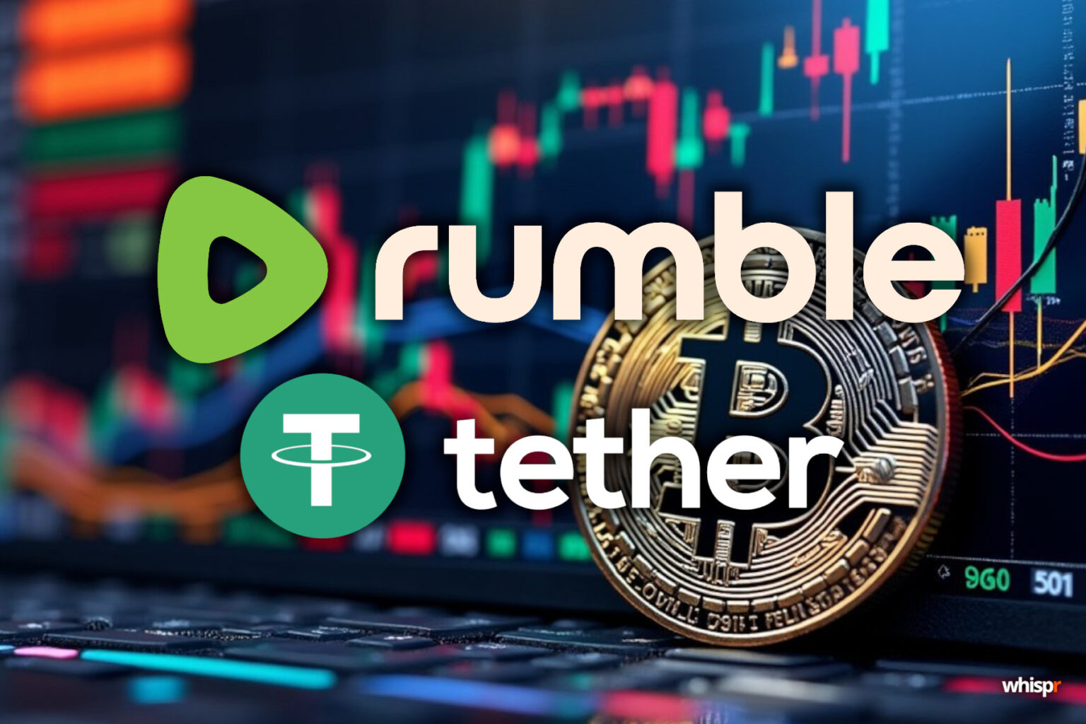 Rumble integra propinas en Bitcoin con Tether · WHISPR